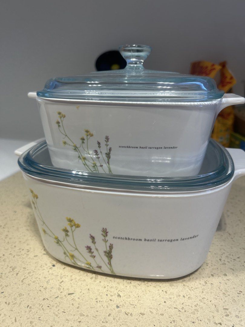 CorningWare French Garden Casserole Dishes with Lids