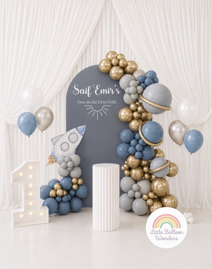 Custom backdrop (Category: Occasions & Party Supplies) located in Singapore. Submitted by littleballoonwonders (Listing ID 1448678646, Image 3). Description: 🎉 DIY Foamboard Backdrop Package from SGD 118 Nett 🎉 Create a beautiful party setup in minutes with our easy-to-assemble DIY backdrop package. Perfect for birthdays, baby showers, full month celebrations, corporate events and more! 🎨 Choose Your Favourite Design Skip the design hassle! Br