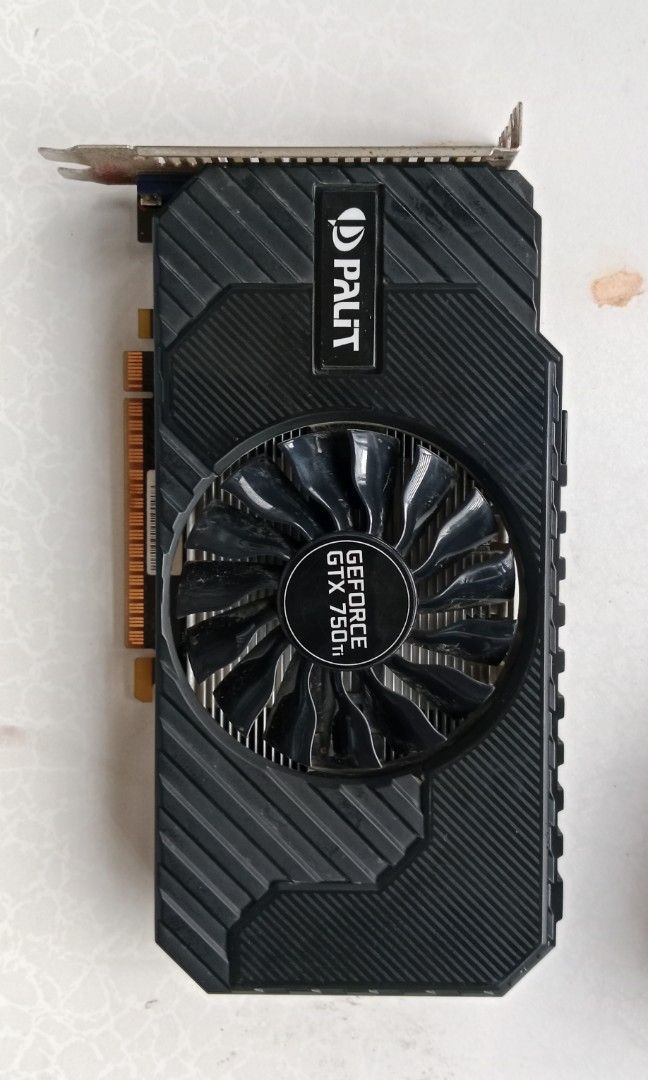 (DEFECTIVE)-PALIT GTX 750 TI (Category: Computer Parts) located in Manila. Submitted by francis_eagle (Listing ID 1448626950, Image 1). Description: 5 years natambak na test lang last month pero umusok buy at your own risk.