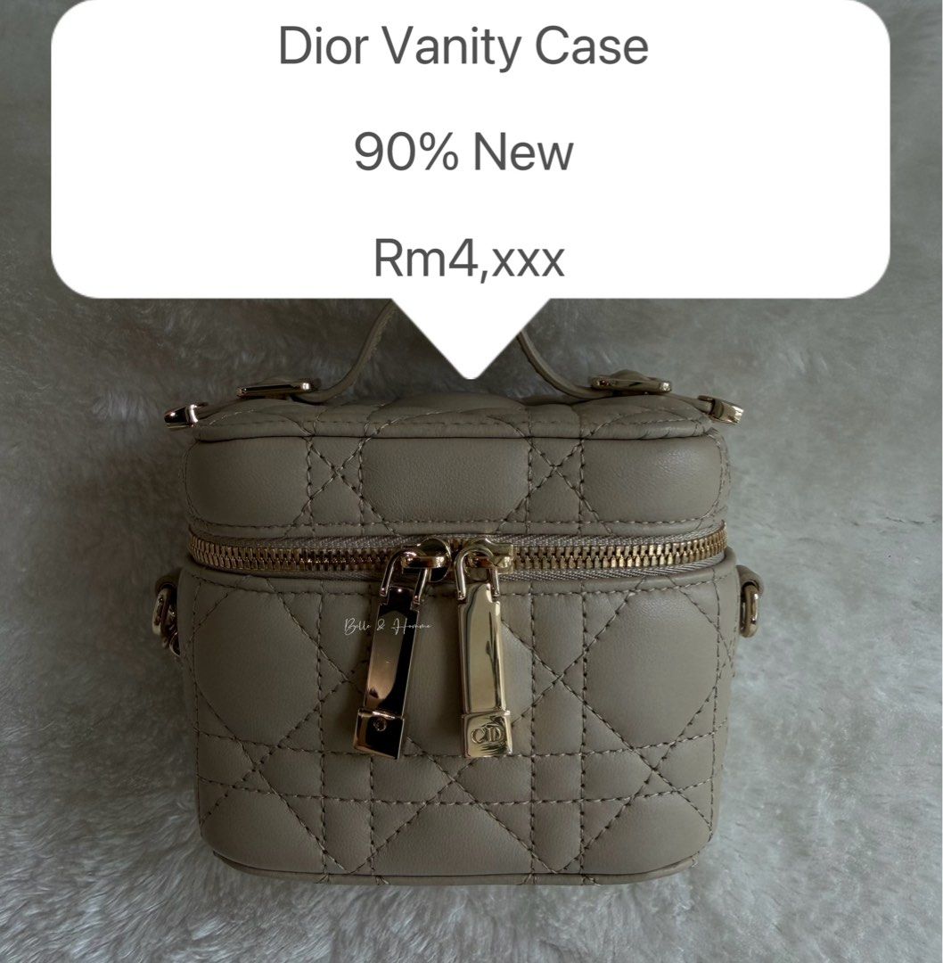Dior Vanity Case (Category: Bags & Wallets) located in Kuala Lumpur. Submitted by belle.homme (Listing ID 1448527192, Image 1). Description: .