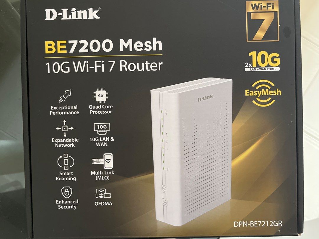 D-Link BE7200 Wi-Fi 7 Mesh Router