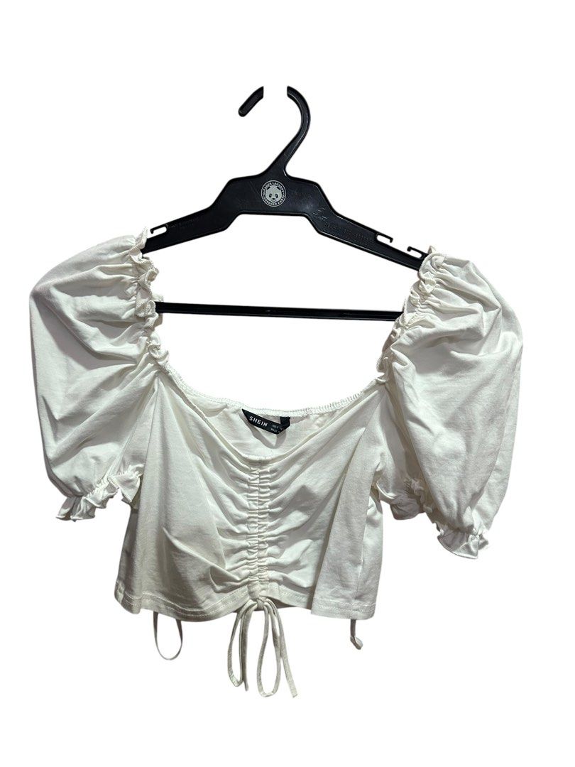Drawstring Puff Sleeve Crop Top (Category: Blouses) located in Cabanatuan. Submitted by sabbbiee (Listing ID 1448644630, Image 1). Description: 🌷 Decluttering my closet! Selling my pre-loved clothes that are still in great condition. Affordable prices, well-loved, and located in Cabanatuan City. Shipping fee is shouldered by the buyer. Feel free to message me for more details! 💕.