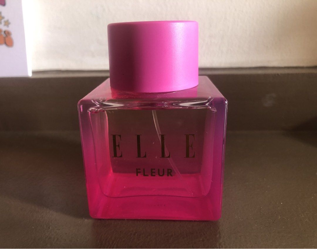Elle Fleur Eau de Parfum 100 ml (Category: Fragrance & Deodorants) located in Manila. Submitted by dclutterrr (Listing ID 1448540759, Image 2). Description: RFS: decluttering unused perfumes Loc: Fairview and España.