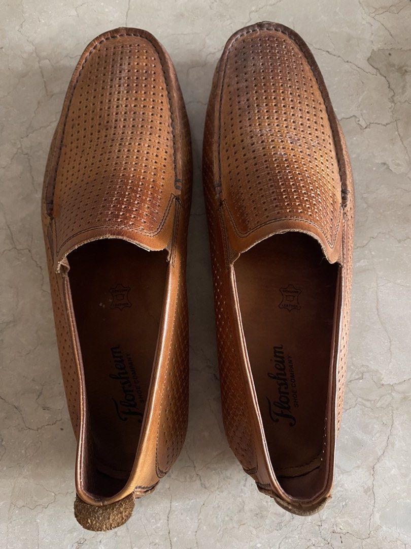 Florsheim Genuine Leather Loafers (Category: Casual Shoes) located in San Juan City. Submitted by rike_ramirez (Listing ID 1448581461, Image 1). Description: - Classic Florsheim loafers Size US 9EE - Made with genuine leather - Comfortable and durable - Features stylish woven detail - Versatile for dressing up or down - A timeless wardrobe essential.