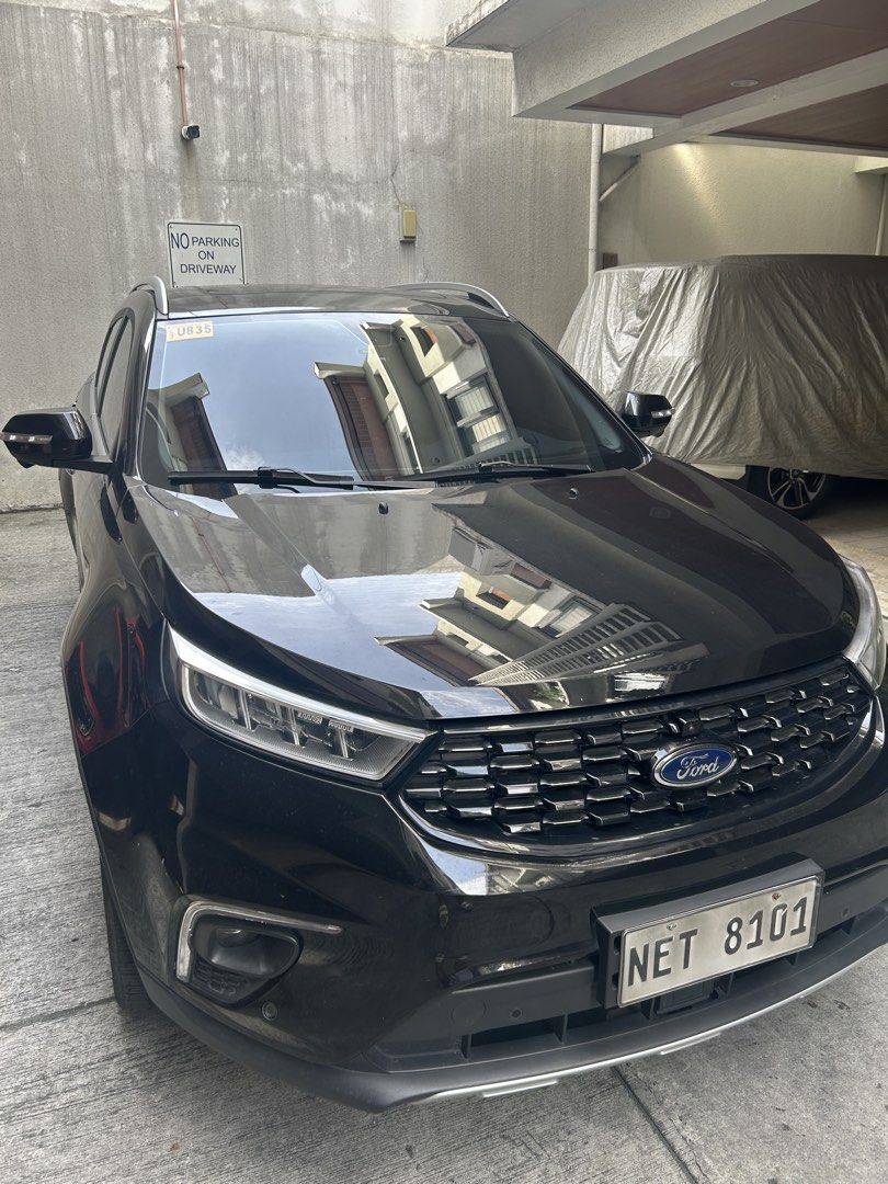 Ford Territory Titanium Auto (Category: Used Cars) located in Manila. Submitted by dancco (Listing ID 1448554950, Image 3). Description: 2021 Ford Territory Titanium + Panther Black 25k odo Complete papers and registration 10 inch touchscreen with wireless Apple CarPlay/Android Auto Wireless phone charging 360-degree camera Sunroof Advanced driver-assist features like Adaptive Cruise Control .