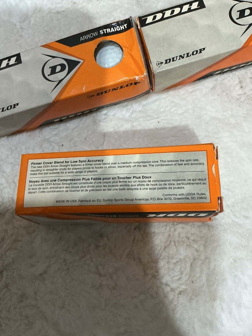 Golf Balls (Category: Golf) located in Baguio. Submitted by reinaweng (Listing ID 1448488760, Image 3). Description: Pinnacle 800 (15pcs) Dunlop 200 each Baguio Location Shipping (J&T) MOP(Gcash).