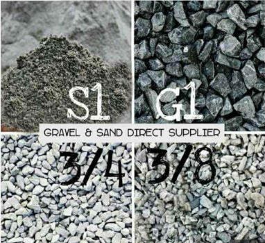 Gravel and sand - Aggregates (Category: Construction & Building Materials) located in Quezon City. Submitted by ron.gravel.sand (Listing ID 1448506034, Image 2). Description: Land line: 8401-55-72 mobile: 0919-880-20-09 / 0995-355-69-93 -Gravel and sand for building materials and requirements -For housing and building facility improvement -Stock available: white sand, S1 sand, vi bro sand (bistay), 3/4 gravel, G1 gravel, 3/8 gravel, panambak/Base