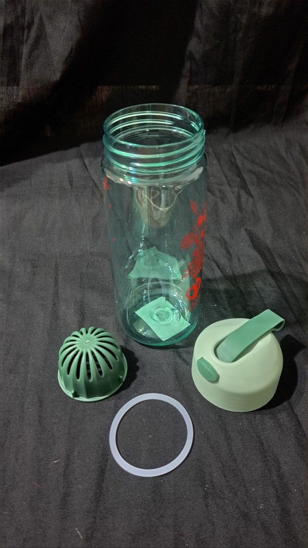 Green 550ml Water Bottle with Infuser504816829392506881