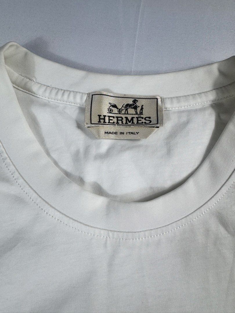 Hermes Cavalcade Shirt (Category: Luxury Apparel) located in Quezon City. Submitted by dosen_thrift.ph (Listing ID 1448499083, Image 3). Description: ITEM NAME : Hermes Cavalcade Shirt ISSUE : Need wash only MADE IN : France SIZE TAG : L ARMPIT : 20 LENGTH : 28.5 DESCRIPTION : ALL DETAILS POSTED, YOU CAN SEND MESSAGE IF YOU HAVE A QUESTION COURIER : JNT / LALAMOVE LOCATION : QUEZON CITY PAYMENT METHOD : GCASH / BANK ALL DETAILS POSTED, IF THE ITE