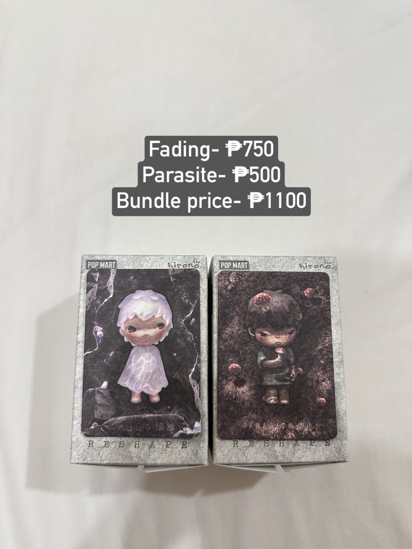 HIRONO SEALED FOIL (Category: Designer & Blind Box Toys) located in Manila. Submitted by inorikim (Listing ID 1448521249, Image 2). Description: Hirono Killer Bunny, Hirono Vampire, Hirono Fading, Hirono Parasite, Hirono Robot, Hirono Float 📍Las Piñas.