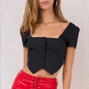 I AM GIA Ankaa Square Top (Category: Blouses) located in Makati City. Submitted by doll4real (Listing ID 1447102542, Image 1). Description: Never worn.