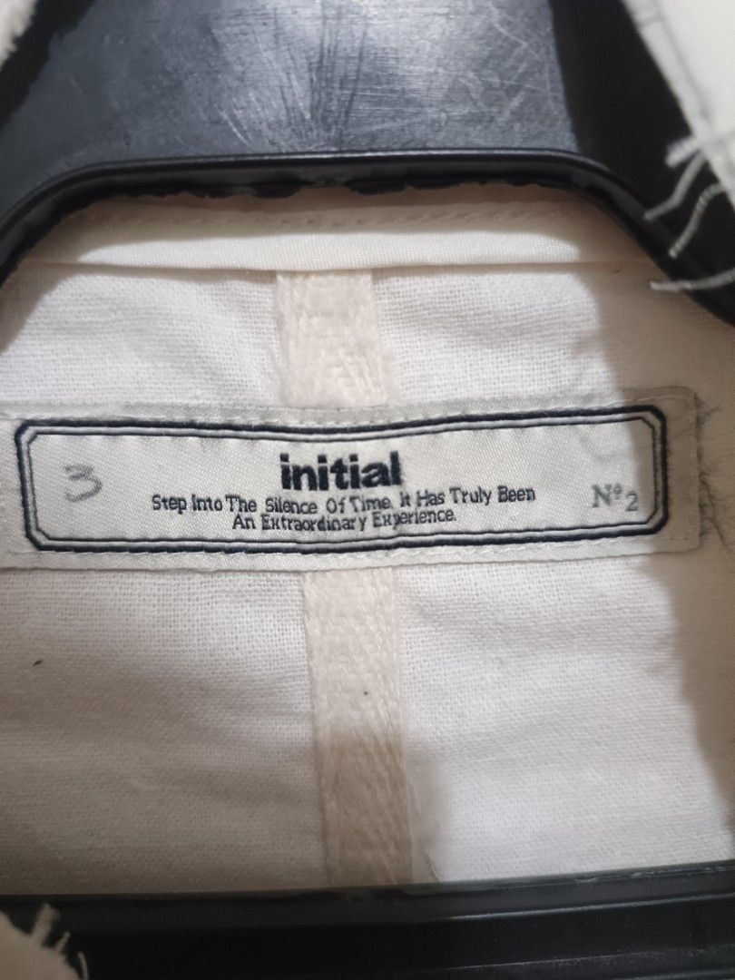 INITIAL (Category: Coats, Jackets and Outerwear) located in Dasmarinas. Submitted by jessputrages (Listing ID 1448608738, Image 3). Description: for sale INITIAL Excellent condition 500 plus shipping pm for more details.