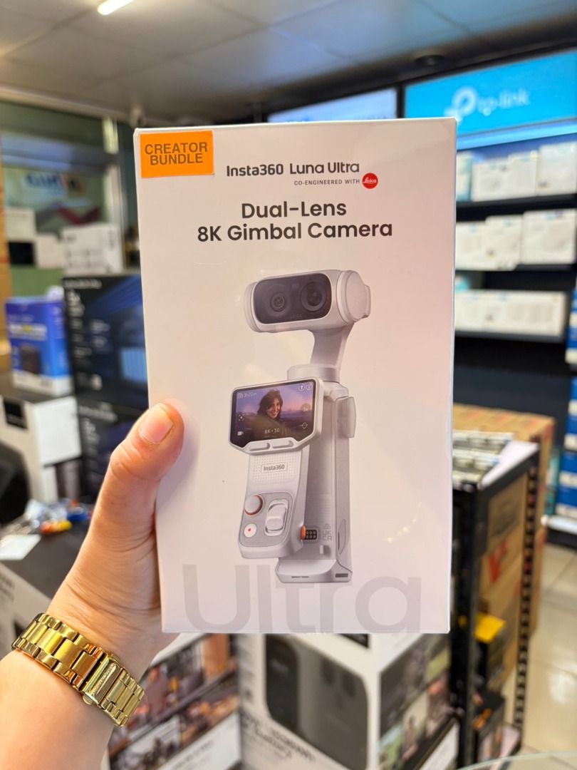 INSTA360 Luna Ultra Creator Bundle - Stellar White (Category: Cameras) located in Makati City. Submitted by brightfalcon.8419cc (Listing ID 1448587561, Image 1). Description: Mode of Delivery: -Lalamove same day delivery -LBC / AP Cargo Nationwide Shipping -Walk in / Store Pickup Mode of Payment: -GCASH -Bank Transfer -Credit Card (Online or In Store) -COD via Lalamove (Max 2000.00) -COP via LBC (for selected items) .