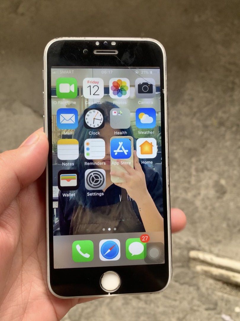 IPHONE 6 (Category: iPhone 6 Series) located in Manila. Submitted by mch_ily (Listing ID 1443493372, Image 3). Description: ‼️ RUSH SALE RUSH SALE ‼️ iPhone 6 32gb ios 12.5 ₱ 1,300 mod:gcash mod: kayo na magbook or pwede din meet pero dito sa amin Actual picture posted. What you see is what you get. Any sim pwede Unli reset 100 battery health Mobile Data at WiFi pwede Malinaw camera harap at likod Not working fingerprint LCD replaced (kita pa ung