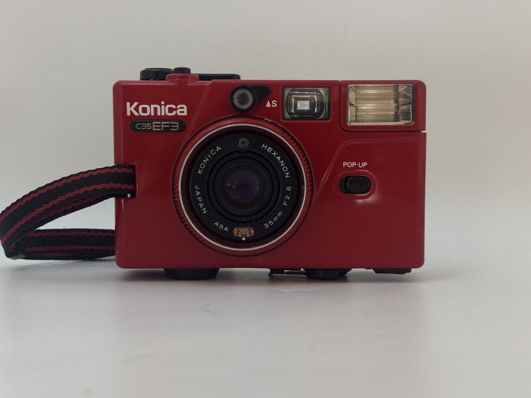 Konica C35 EF3 (Category: Cameras) located in Kota Kinabalu. Submitted by vintage_xh (Listing ID 1448635161, Image 1). Description: Konica C35 EF3 ‼️Film Camera Function‼️ Shutter Working / Auto Focus/ Self Timer/ASA 25-400 Flash Working Konica Hexanon Lens AF 35mm f=1:2.8 / No fungus no haze☑️ Viewfinder Clean and clear Battery AA x2 Camera Body Condition 8.9/10 ‼️ Working Condition ‼️ Goods sold are not refundable .