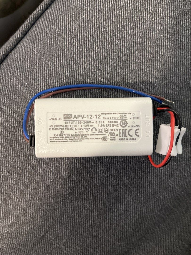 Led driver (Category: Electrical, Adaptors & Sockets) located in Singapore. Submitted by schindlerlist (Listing ID 1448522173, Image 2). Description: Price is non-negotiable. .