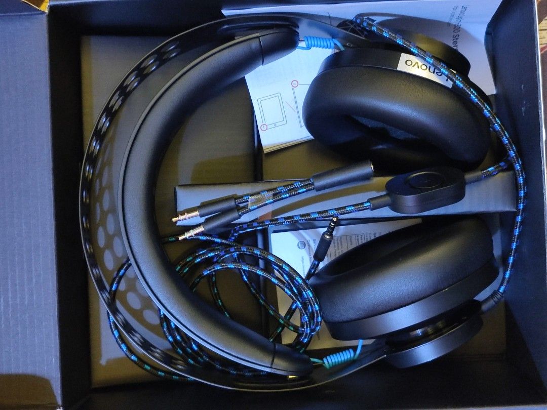 Lenovo Legion H300 Gaming Headset (Category: Headphones & Headsets) located in Cabadbaran. Submitted by kyntarape999 (Listing ID 1448657425, Image 3). Description: Condition : almost brand new. just opened for testing and checking if there is any damage or defect Price : 1500 + shipping fee.