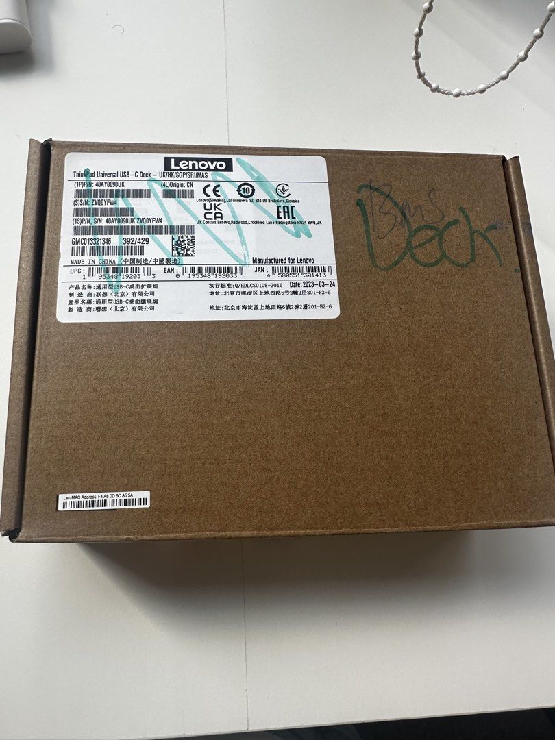 Lenovo ThinkPad Universal USB-C Docking Station504613261038725121