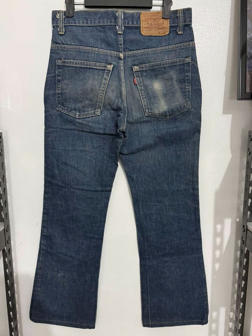Levi's 517 Bootcut Flared Blue Jeans Dark Wash (Category: Jeans) located in Mandaluyong City. Submitted by og.ryanobi (Listing ID 1448662432, Image 3). Description: Levi's 517 Bootcut Flared Blue Jeans Dark Wash Actual Measurements: Waist 30 inches Length 38.5 inches Hem 9 inches.