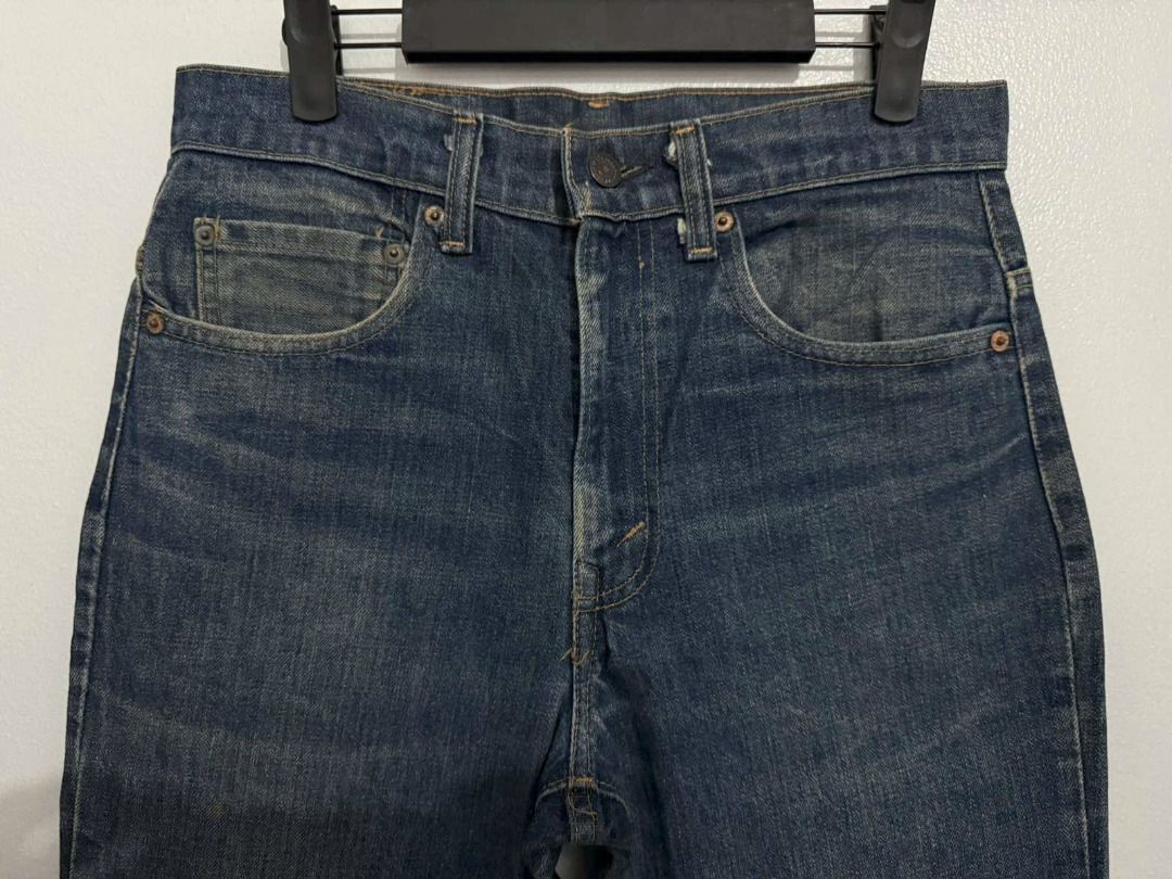 Levi's 517 Bootcut Flared Blue Jeans Dark Wash (Category: Jeans) located in Mandaluyong City. Submitted by og.ryanobi (Listing ID 1448662432, Image 2). Description: Levi's 517 Bootcut Flared Blue Jeans Dark Wash Actual Measurements: Waist 30 inches Length 38.5 inches Hem 9 inches.