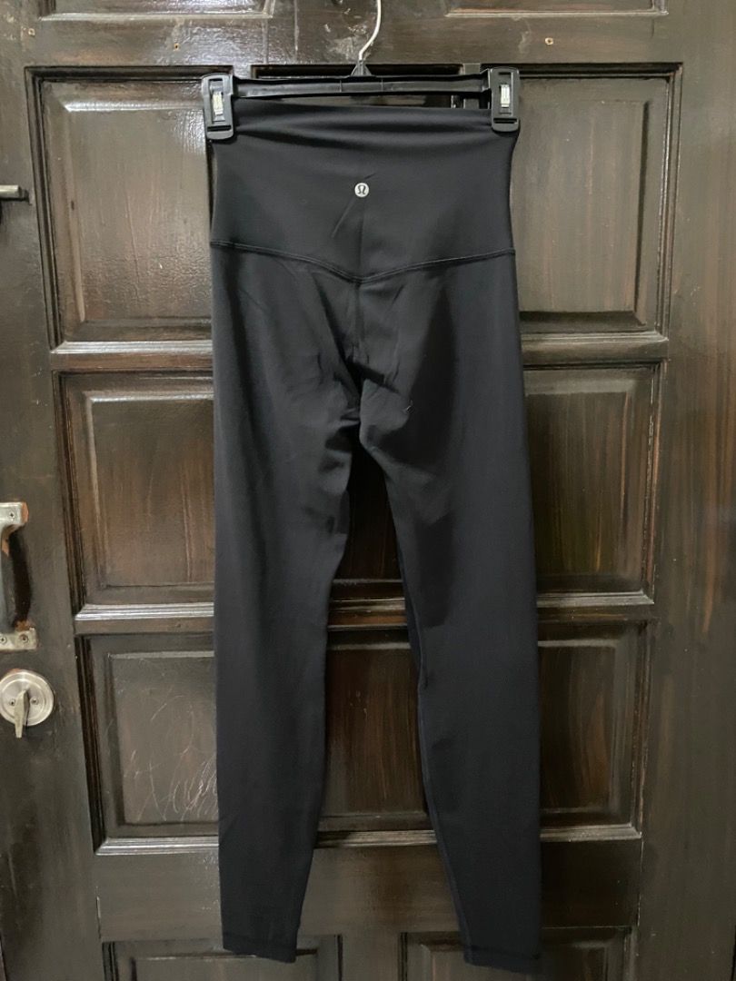 Lululemon Align Super-High-Rise Leggings Black (Category: Activewear) located in Manila. Submitted by haveago0dthrift (Listing ID 1448538450, Image 3). Description: - Lululemon Align Leggings - Color: Black - Fit: High-rise - Size: 4 - Fabric: Super soft and comfortable - Condition: Gently used - Ideal for: Yoga and everyday wear - Width 24-30 - Length 38.