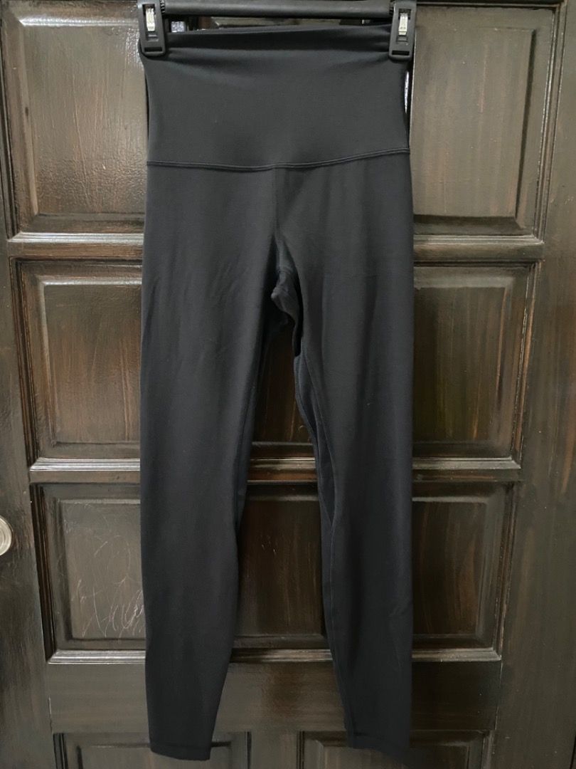 Lululemon Align Super-High-Rise Leggings Black (Category: Activewear) located in Manila. Submitted by haveago0dthrift (Listing ID 1448538450, Image 2). Description: - Lululemon Align Leggings - Color: Black - Fit: High-rise - Size: 4 - Fabric: Super soft and comfortable - Condition: Gently used - Ideal for: Yoga and everyday wear - Width 24-30 - Length 38.