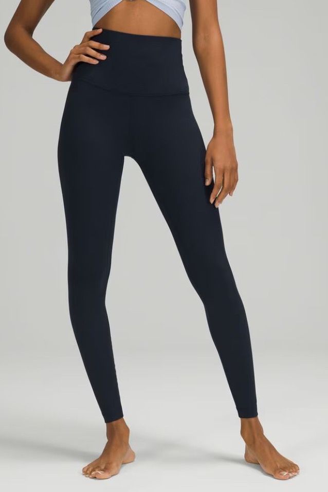 Lululemon Align Super-High-Rise Leggings Black (Category: Activewear) located in Manila. Submitted by haveago0dthrift (Listing ID 1448538450, Image 1). Description: - Lululemon Align Leggings - Color: Black - Fit: High-rise - Size: 4 - Fabric: Super soft and comfortable - Condition: Gently used - Ideal for: Yoga and everyday wear - Width 24-30 - Length 38.