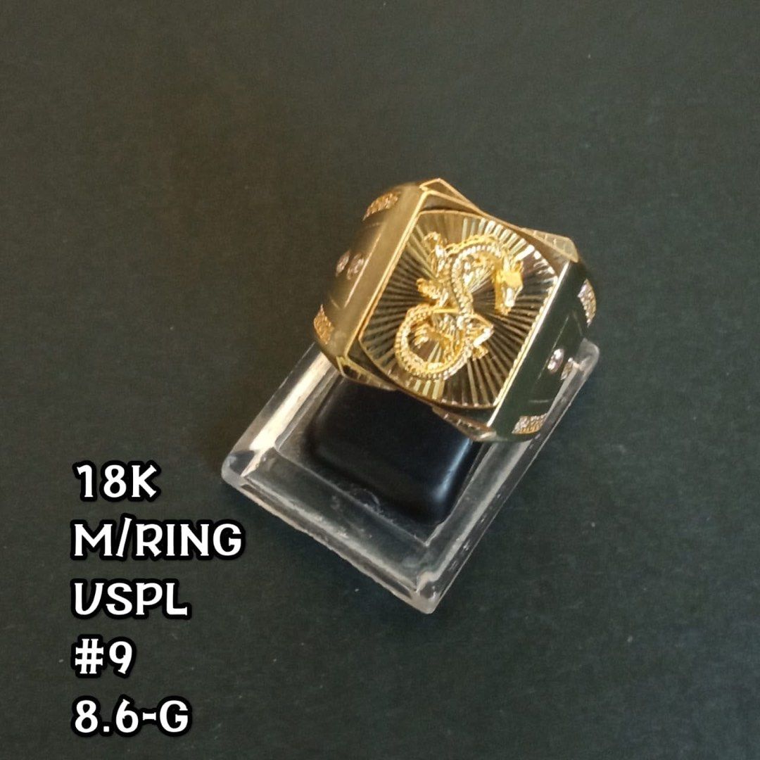 Mens Dragon Rings (Category: Rings) located in Manila. Submitted by blggold (Listing ID 1448551823, Image 3). Description: Pls read this msg: Pls follow Me. No Physical Store Online Only. Click and send me the photo so I can give you the price. Pls take note prices per gram are different in each photo. No when worn you only can see in Weigh, Hand Palm, Finger or Coin. Gcash Or BDO Bank Transfer. No PayPal. No Lay Away! Cash Only. Payment first be