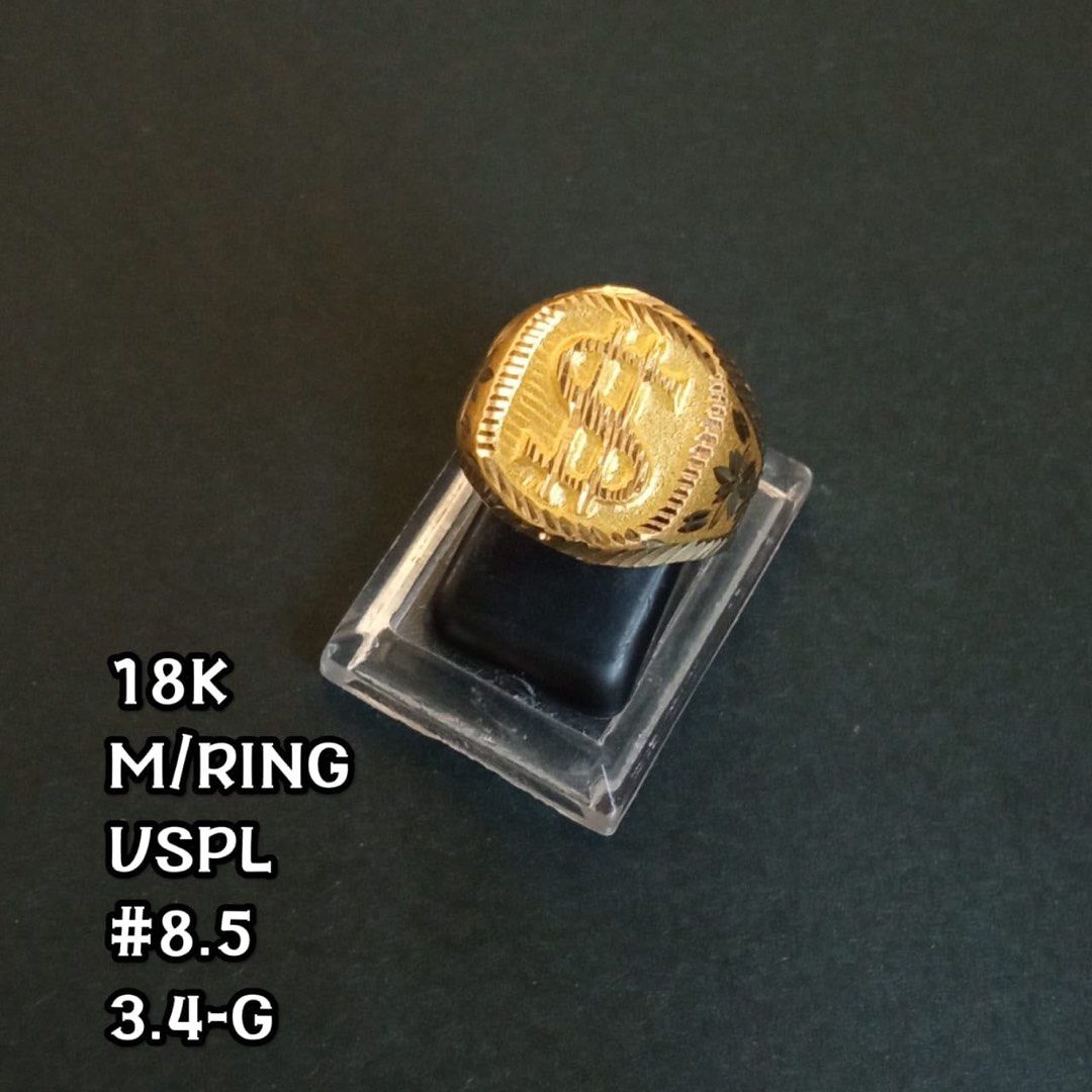 Mens Rings (Category: Rings) located in Manila. Submitted by blggold (Listing ID 1448551518, Image 3). Description: Pls read this msg: Pls follow Me. No Physical Store Online Only. Click and send me the photo so I can give you the price. Pls take note prices per gram are different in each photo. No when worn you only can see in Weigh, Hand Palm, Finger or Coin. Gcash Or BDO Bank Transfer. No PayPal. No Lay Away! Cash Only. Payment first before we