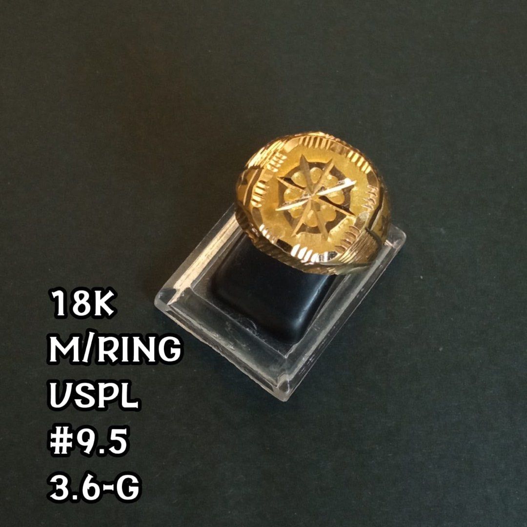 Mens Rings (Category: Rings) located in Manila. Submitted by blggold (Listing ID 1448551518, Image 2). Description: Pls read this msg: Pls follow Me. No Physical Store Online Only. Click and send me the photo so I can give you the price. Pls take note prices per gram are different in each photo. No when worn you only can see in Weigh, Hand Palm, Finger or Coin. Gcash Or BDO Bank Transfer. No PayPal. No Lay Away! Cash Only. Payment first before we