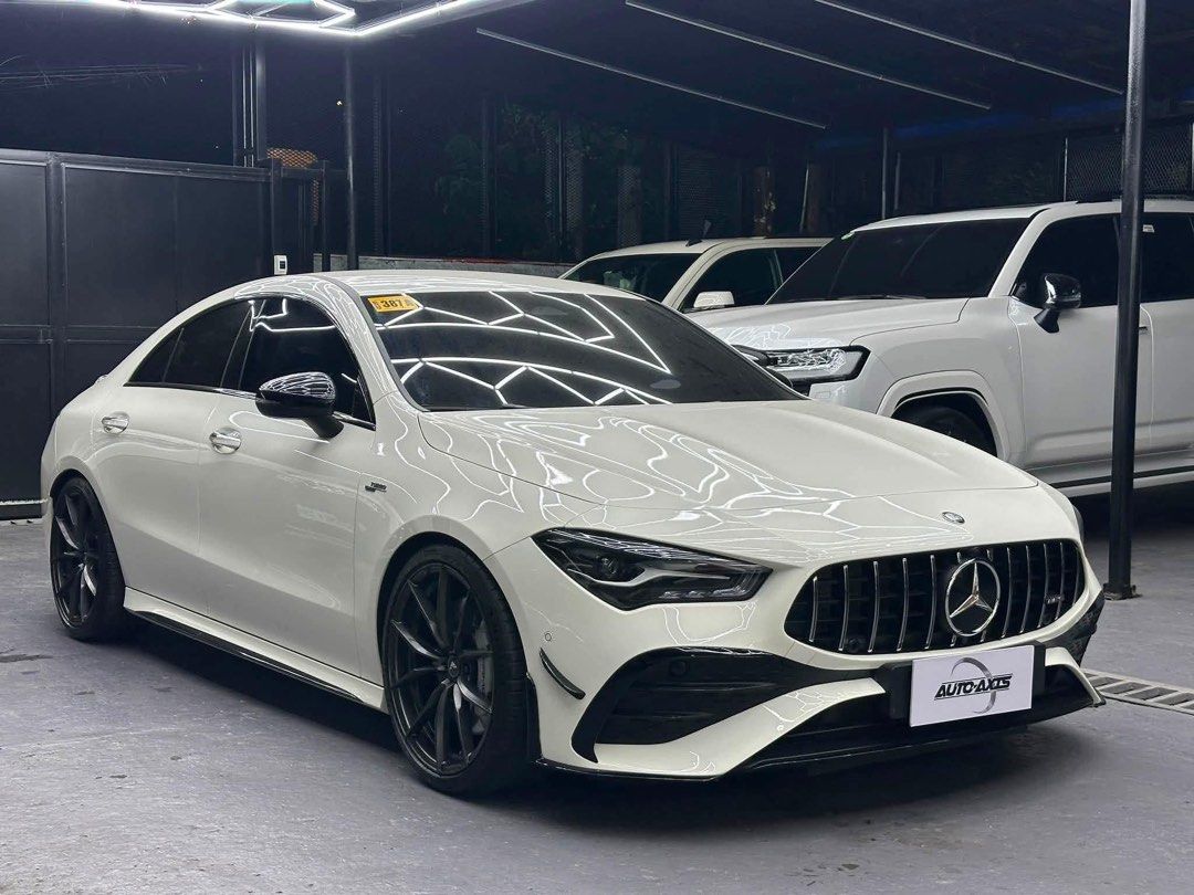 Mercedes-Benz CLA35 AMG Auto (Category: Used Cars) located in Manila. Submitted by quality_cars (Listing ID 1448572159, Image 2). Description: NEW ARRIVAL ‼️ 2024 Mercedes-Benz CLA35 AMG� Only 2,000 KM ODO ⚡ 2.0L AMG Turbocharged Inline-4�⚡ 302 HP / 400 Nm Torque�⚡ AMG SPEEDSHIFT DCT 8-Speed�⚡ 4MATIC All-Wheel Drive ✔ Vossen Rims�✔ Lowering Springs ✔ PPF installed Asking price ₱5,148,000 📍Quezon City.