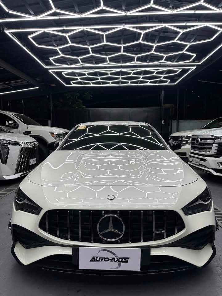 Mercedes-Benz CLA35 AMG Auto (Category: Used Cars) located in Manila. Submitted by quality_cars (Listing ID 1448572159, Image 1). Description: NEW ARRIVAL ‼️ 2024 Mercedes-Benz CLA35 AMG� Only 2,000 KM ODO ⚡ 2.0L AMG Turbocharged Inline-4�⚡ 302 HP / 400 Nm Torque�⚡ AMG SPEEDSHIFT DCT 8-Speed�⚡ 4MATIC All-Wheel Drive ✔ Vossen Rims�✔ Lowering Springs ✔ PPF installed Asking price ₱5,148,000 📍Quezon City.