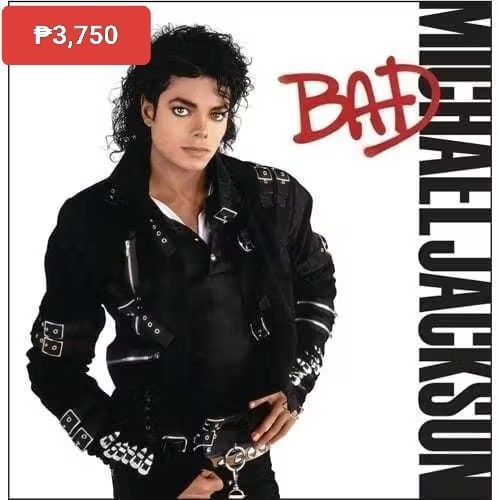 Michael Jackson – Bad (Vinyl LP) (Category: Vinyls) located in Manila. Submitted by jhenaloymerchandise (Listing ID 1448536453, Image 1). Description: Michael Jackson – Bad (Vinyl LP) = ₱3,750 Brand New sealed made in E.U..