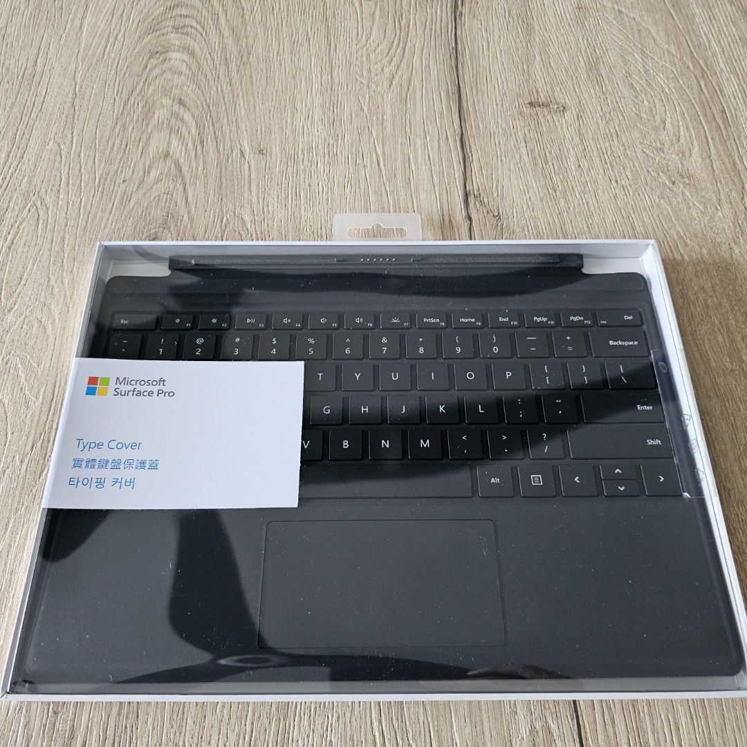 Microsoft Surface Pro Type Cover, Black (Compatible with Surface Pro 3, 4, 5th Gen, 6, 7, and 7+) (Like New)