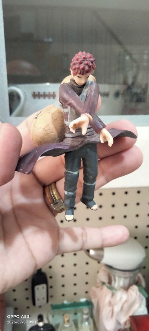 Naruto Gaara and Kakashi Action Figures Set (Category: Figurines & Statues) located in Binan City. Submitted by rpute (Listing ID 1448491205, Image 2). Description: - Set of 2 Naruto figurines - Includes Gaara with his signature gourd - Includes Kakashi with his iconic mask - Highly detailed figures capturing character likeness - Perfect for any Naruto fan's collection - Ideal for display purposes.