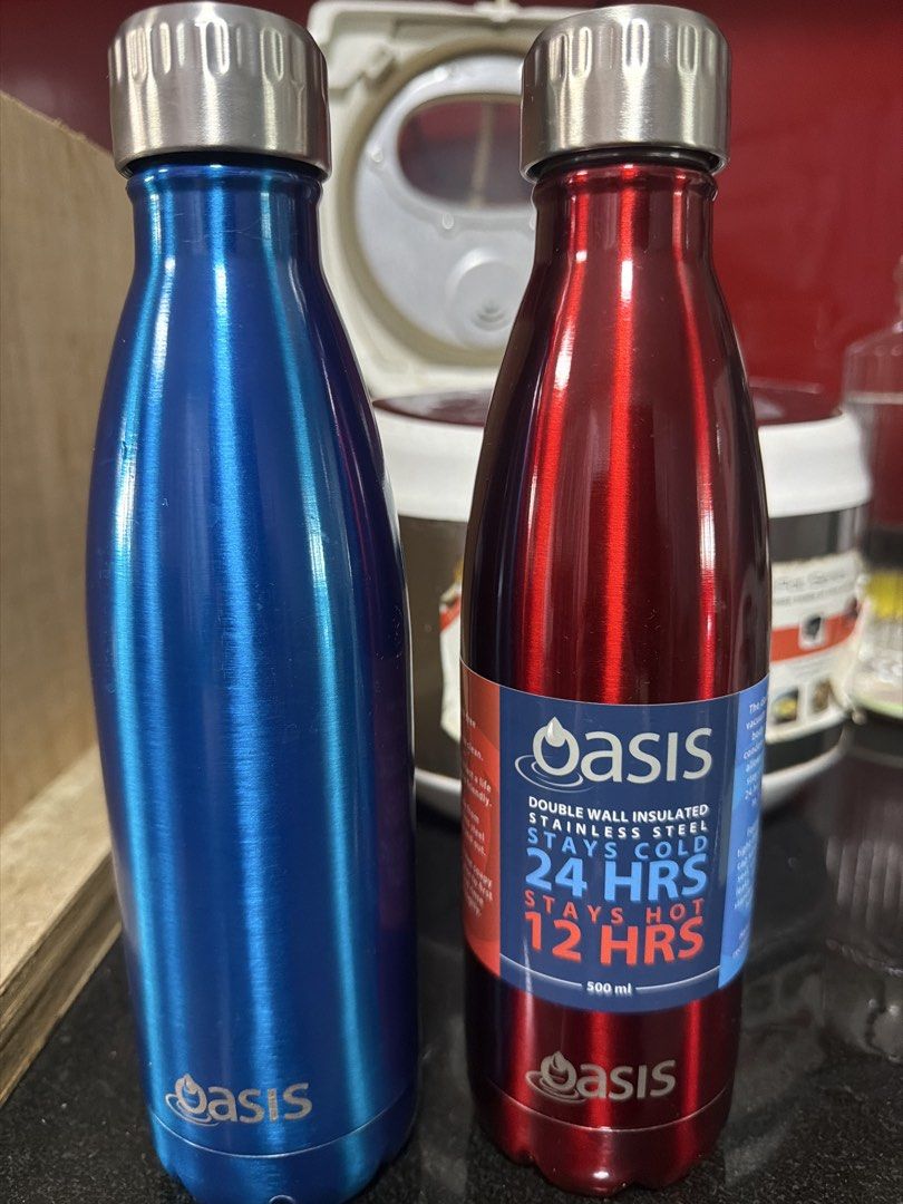 Oasis Double Wall Insulated Stainless Steel Water Bottles