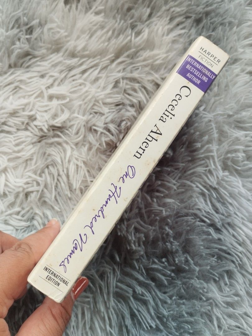 ONE HUNDRED NAMES BY CECELIA AHERN (Category: Storybooks) located in Bantayan. Submitted by book_island_ph (Listing ID 1448501716, Image 2). Description: MAKE READING A HABIT ‼️‼️‼️ AVAILABLE IF YOU CAN MAKE AN OFFER. PLEASE DON'T WASTE MY REPLY QUOTA IF NOT SURE BUYER. Swipe to left to see additional details/photos of the book. Pictures of the books are posted for hassle free transactions, no unnecessary photo request please. As I'm also a worki
