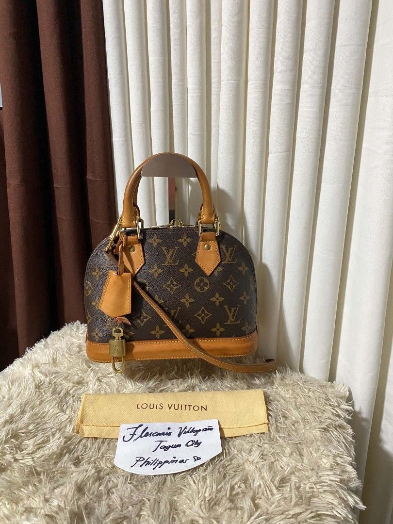 Orig Bb alma (Category: Luxury Bags & Wallets) located in Tagum. Submitted by luxbagelyas (Listing ID 1448543314, Image 1). Description: replace sling ,from original lv palermo sign of use good condition no crackings Japan item.