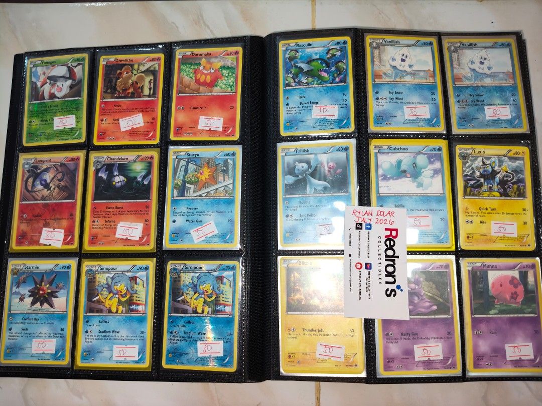 Pokemon Trading Cards Black and White (Category: Raw Singles) located in Manila. Submitted by redron.dolarrylan (Listing ID 1448600798, Image 3). Description: Pokemon Trading Cards Black and White.