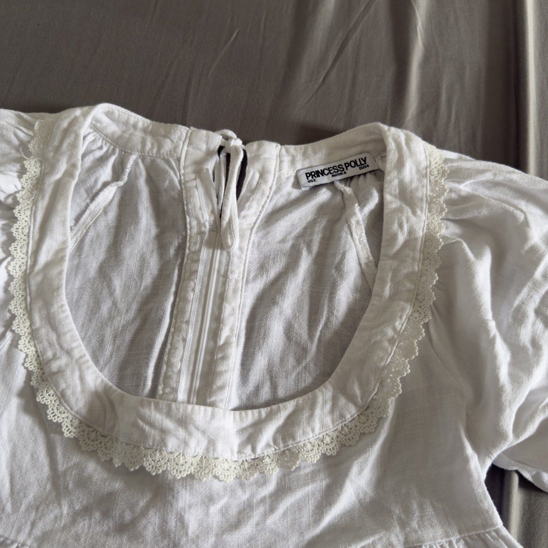 Princess Polly Babydoll top (Category: Others Tops) located in Davao. Submitted by aug_amari (Listing ID 1448489325, Image 2). Description: guys this is so pretty! backless sha but i put zipper cus it was so showy and sayang din sha perf for casual :)) used once!!.