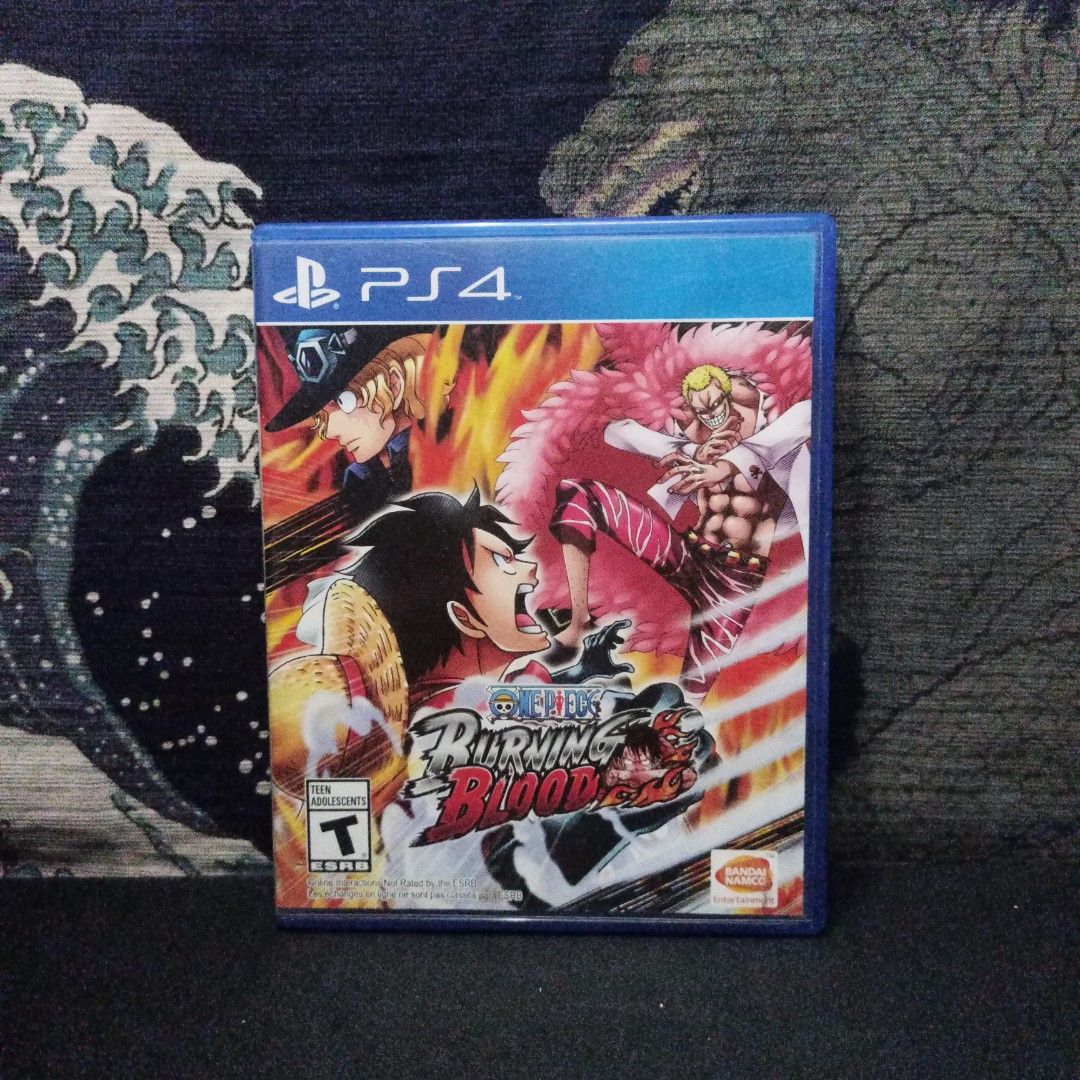 Ps4 one piece burning blood (Category: PlayStation) located in Caloocan City. Submitted by starkstark (Listing ID 1448589196, Image 1). Description: (READ DESCRIPTION) SALE OR TRADE SALE or TRADE Make an offer po rfs: want new games Price posted Montalban location pwede shipping sagot ni buyer shipping fee can provide pictures and videos upon request if sure na kukunin.