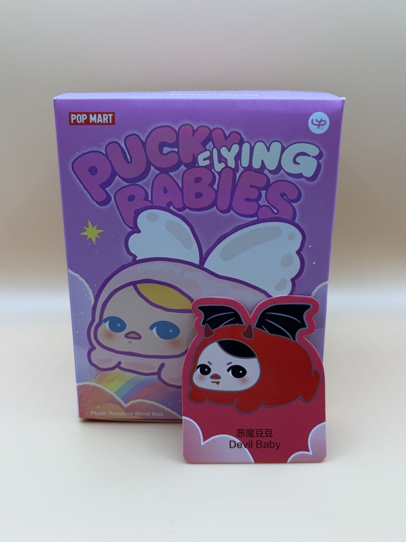 Pucky Flying Babies (Evil Baby) (Category: Designer & Blind Box Toys) located in Manila. Submitted by collectingb3ar (Listing ID 1448656873, Image 1). Description: ₊˚⊹♡ Please check all picture/s carefully and manage your expectations! (｡•ᴗ•｡)♡ 💌 The bottom of the box was opened for identification/checking only 🧸 RFS: Decluttering / Extras ♡.
