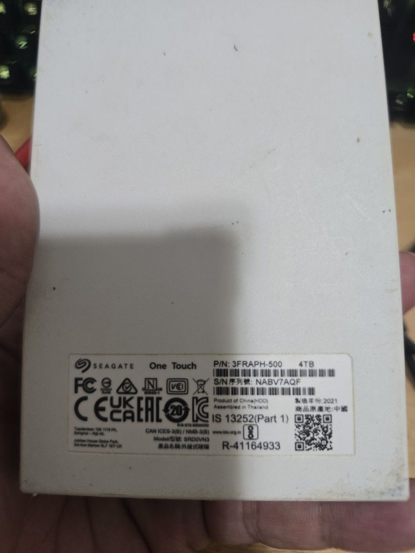 Seagate One Touch 4TB portable Hard Drive504873561222686721
