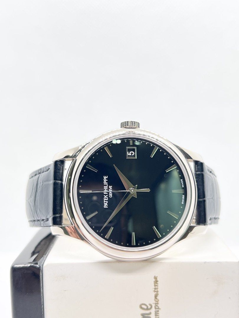 SgWatchHub! Patek Philippe Calatrava 5227G-010 Black Dial Automatic White Gold Casing Leather ( Aug 23 ) (Category: Watches) located in Singapore. Submitted by sg-watch-hub (Listing ID 1448650410, Image 1). Description: Discover SgWatchHub.sg — the smart way to manage everything about your watch, all in one place. From finding your next timepiece to getting expert care for the one you love, SgWatchHub connects you to watch specialists, competitiv