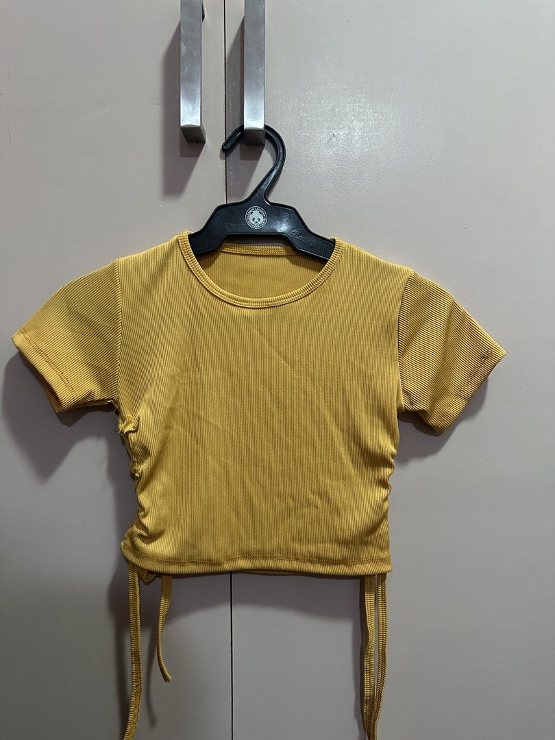 Side Drawstring Crop Top (Category: Blouses) located in Cabanatuan. Submitted by sabbbiee (Listing ID 1448648979, Image 2). Description: 🌷 Decluttering my closet! Selling my pre-loved clothes that are still in great condition. Affordable prices, well-loved, and located in Cabanatuan City. Shipping fee is shouldered by the buyer. Feel free to message me for more details! 💕.