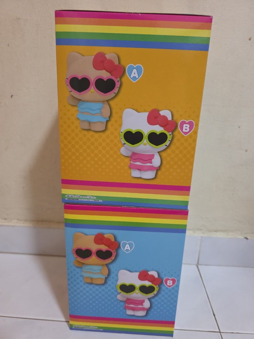 Sofvimates Hello Kitty Figures set (Category: Toy Figures) located in Singapore. Submitted by zanzan999 (Listing ID 1448577201, Image 2). Description: Sofvimates Hello Kitty figures set selling as a set for $50.