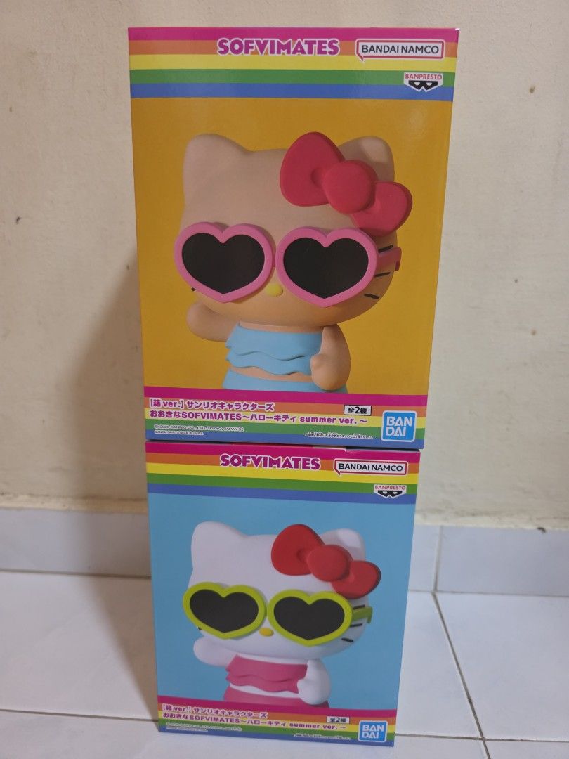 Sofvimates Hello Kitty Figures set (Category: Toy Figures) located in Singapore. Submitted by zanzan999 (Listing ID 1448577201, Image 1). Description: Sofvimates Hello Kitty figures set selling as a set for $50.