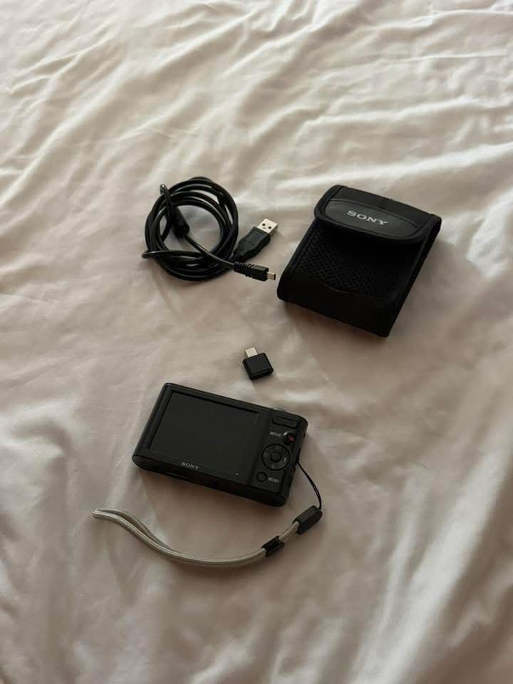 Sony Cybershot DSC w800 (Category: Cameras) located in Manila. Submitted by coraleee (Listing ID 1448579691, Image 1). Description: Barely used and no issues Inclusions: unit, battery, charger, wrist strap, and camera pouch. Loc: manila Payment method: cash, gcash, maribank, or bank transfer Delivery options: meetup, lalamove, or jnt RFS: bought a new camera.