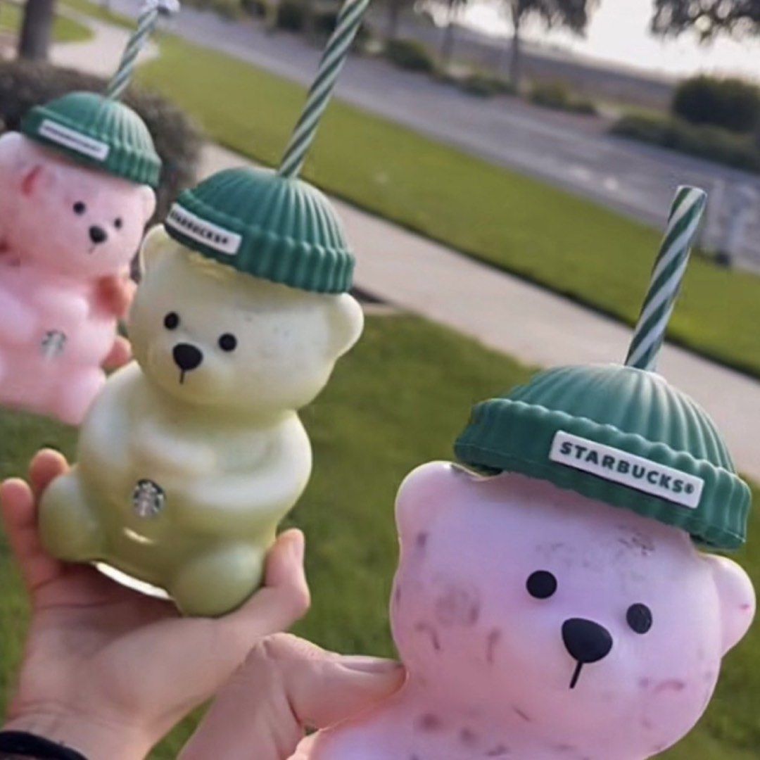 Starbucks Bearista Glass Cold Cup