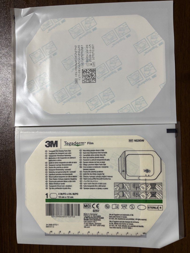 Tegaderm Film 4x4 (Category: Medical Supplies & Tools) located in Manila. Submitted by rosel2001 (Listing ID 1448536068, Image 2). Description: - Brand: 3M - Product: Tegaderm Film Dressing - Size: 4x4 inches (10cm x 12cm) - Type: Transparent Film - Condition: Sterile, Brand New.